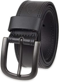 img 4 attached to Dickies Mens Leather Stitch Black