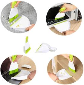 img 3 attached to 🔍 Efficient Hand-held Dustpans Grout Brush Set for Thorough Cleaning: LeeLoon Household Cleaning Brushes for Multiple Surfaces, 5-Pack