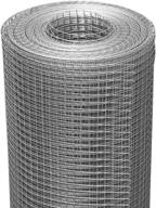 🐓 seboss 36"x50' galvanized hardware cloth: heavy-duty 1/2" opening wire mesh roll for garden fence, chicken wire & tree guard logo