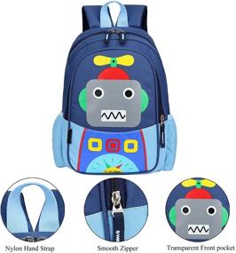 img 2 attached to 🎒 Optimized Kindergarten Leash Toddler Backpack with Bookbag