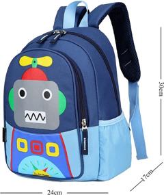 img 3 attached to 🎒 Optimized Kindergarten Leash Toddler Backpack with Bookbag