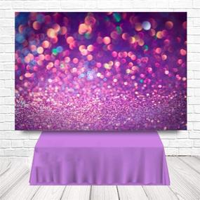 img 3 attached to 📸 BoTong Dream Light Colorful Spots Photography Backdrop 7x5ft - Ideal for Baby Shower, Girl Birthday Party, Network Anchor Channel Background - Photo Bokeh Shooting Video Studio Props (No Glitter)