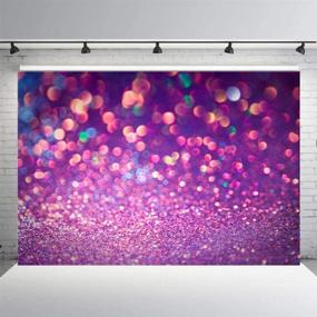 img 2 attached to 📸 BoTong Dream Light Colorful Spots Photography Backdrop 7x5ft - Ideal for Baby Shower, Girl Birthday Party, Network Anchor Channel Background - Photo Bokeh Shooting Video Studio Props (No Glitter)