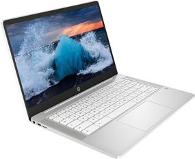 img 3 attached to 💻 New HP Chromebook 14" HD Laptop for Business and Students, Intel Celeron N4000, 4GB RAM, 32GB eMMC, Backlit Keyboard, Webcam, Fast Charging, WiFi, USB-A & C, Chrome OS, with 128GB SD Card, GM Accessories