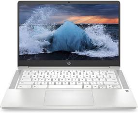 img 4 attached to 💻 New HP Chromebook 14" HD Laptop for Business and Students, Intel Celeron N4000, 4GB RAM, 32GB eMMC, Backlit Keyboard, Webcam, Fast Charging, WiFi, USB-A & C, Chrome OS, with 128GB SD Card, GM Accessories