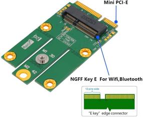 img 3 attached to 🔌 M.2 to Mini PCIe Adapter: Enhance Your PC with WiFi Capabilities and Additional PCIe Ports