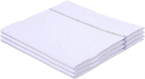 img 4 attached to Superio White Squeegee Cloths (3 Pack): Ideal for Cuban-Style Mop and Israeli Spunja Cleaning Mop Towels – Perfect for Kitchen, Bathroom, Tiles, Stone, Parquet Wood Floor Wash