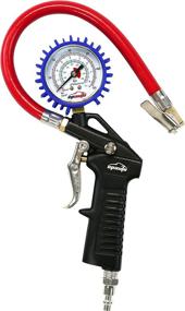 img 1 attached to 🔧 Efficient Tire Inflator Gauge with Quick Connect Plug - EPAUTO Heavy Duty 120 PSI