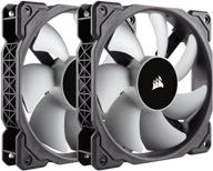 💨 enhance airflow and performance with corsair ml120 premium magnetic levitation fan (2-pack), dual pack logo