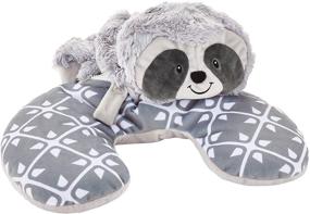img 4 attached to 🦥 Animal Adventure Gray Sloth Popovers Travel Pillow - Transforming Character to Pillow, 13"x8.5"x6" - Super Comfy and Versatile!