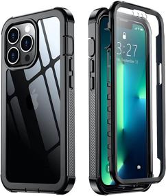 img 4 attached to 📱 Red2Fire iPhone 13 Pro Max Case - Full Body Protective Cover with Built-in Screen Protector - Heavy Duty, Lightweight, Slim, Shockproof, and Crystal Clear Phone Case for 6.7 inch iPhone 13 Pro Max