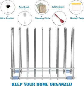 img 2 attached to 🔁 Organize and Dry with Ease: Reusable Storage Bags Rack and Drying Stand