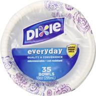 dixie heavy duty 🍲 paper bowls, pack of 35 logo