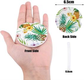 img 2 attached to Absorbent Coasters Holders Tropical Pineapple
