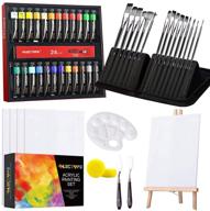 acrylic brushes professional painting students logo