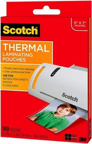 img 3 attached to Scotch Laminating 7 Inches 100 Pouches TP5903 100: Ideal Office Electronics Accessory!