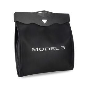 img 4 attached to Motrobe Model 3 Tesla Trash Can with Hanging Magnetic Buckle, Waterproof Design and LED Light (2016-2021)