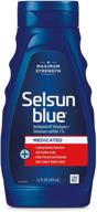 selsun blue maximum strength medicated dandruff 💆 shampoo - 11 fl oz (1 pack, 60632) logo