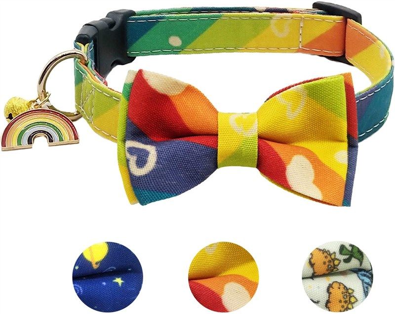 kudes adjustable collars safety rainbow 로고