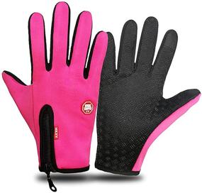 img 1 attached to 🧤 Ultimate Outdoor Accessories: Waterproof Windproof XL Men's Black Finger Gloves