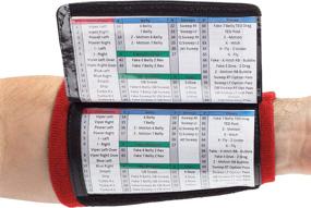 img 4 attached to WristCoaches Wrist Coach Wristbands Compartments Sports & Fitness for Team Sports