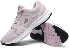 img 2 attached to Ahico Women's Lightweight Breathable Athletic Sneakers: Comfy and Stylish Footwear