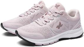 img 3 attached to Ahico Women's Lightweight Breathable Athletic Sneakers: Comfy and Stylish Footwear