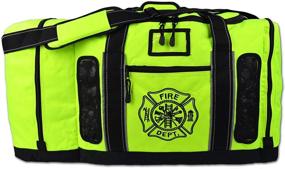 img 2 attached to 🚒 Enhanced Lightning X Firefighter Gear Bag: Quad-Vent Technology, Helmet Compartment, Mesh Vents & Maltese Cross - Ideal for First Responders