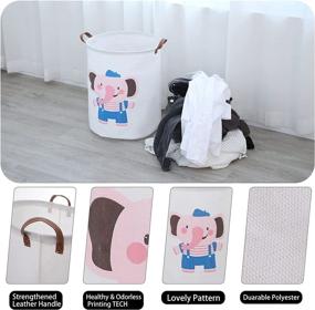 img 3 attached to 🧻 Foldable Kids' Home Store with Nursery Laundry Waterproof Coating