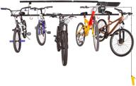 🚲 maximize space & storage with the garage gator 68221 motorized 8 bike lift, black logo