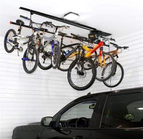 img 1 attached to 🚲 Maximize Space & Storage with the Garage Gator 68221 Motorized 8 Bike Lift, Black