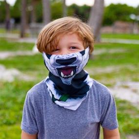 img 1 attached to 😷 5-Pack of UV Multipurpose Kids Face Shields for Boys & Girls