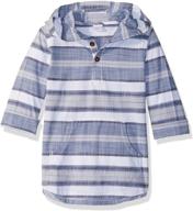 👕 stylish and comfortable: gymboree boys' big hooded woven shirt logo