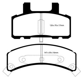 img 1 attached to Тормозные колодки EBC DP71273 с зеленым компаундом