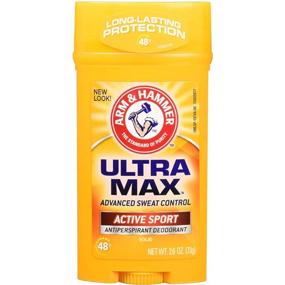 img 3 attached to Pack of 2 ARM &amp; HAMMER ULTRAMAX Active Sport Anti-Perspirant Deodorant, 2.60 oz