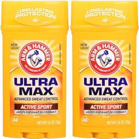 img 2 attached to Pack of 2 ARM &amp; HAMMER ULTRAMAX Active Sport Anti-Perspirant Deodorant, 2.60 oz