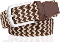 wonday elastic braided belt - stretch fabric men's accessory in belts logo