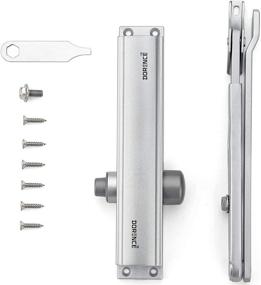 img 1 attached to Sleek and Stylish Modern Automatic Door Closer - Premium Hydraulic Operated Solution for Residential/Commercial Spaces (Standard)