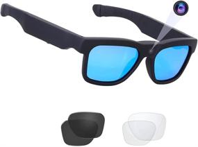 img 4 attached to 🕶️ Ultra Full HD Camera Sunglasses: Live Stream Videos & Photos to Phone via WiFi- 256GB Storage | Polarized UV400 Protection