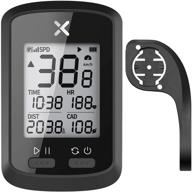 🚴 xoss g+ gps bike computer with bicycle mount, bluetooth ant+ cycling computer, wireless bicycle speedometer odometer, waterproof mtb tracker with heart rate monitor & cadence sensor support logo