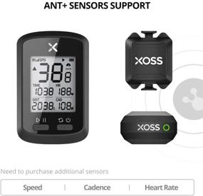 img 3 attached to 🚴 XOSS G+ GPS Bike Computer with Bicycle Mount, Bluetooth ANT+ Cycling Computer, Wireless Bicycle Speedometer Odometer, Waterproof MTB Tracker with Heart Rate Monitor & Cadence Sensor Support