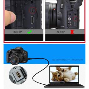 img 1 attached to Muigiwi Replacement USB Cable for Nikon DSLR & Coolpix Cameras - Transfer Photos with UC-E6, UC-E23, UC-E17 Compatibility - D3200, D3300, D750, D5300, D7200 & More