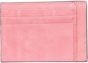 img 3 attached to 💰 Stylish Women's Genuine Leather Men's Wallets & Money Organizers by Banuce