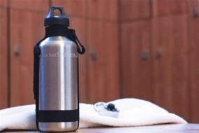 img 2 attached to 🌊 Stay Hydrated and Eco-Friendly with the New Wave Enviro 40oz Stainless Steel Water Bottle and Strap