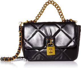 img 4 attached to Steve Madden Terra Handle Black Women's Handbags & Wallets