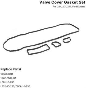 img 2 attached to Valve Cover Gasket Set Compatible