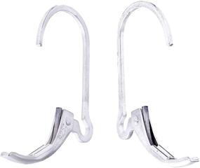 img 2 attached to 👂 Viosi 6Pcs Hypoallergenic Sterling Silver Interchangeable Leverback Earring Hooks: Find Your Perfect Fit!