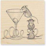 🍸 stampendous martini handle rubber stamp for scrapbooking & stamping delights logo