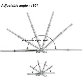 img 1 attached to Lulultn Stainless Railing Hardware Adjustable Building Supplies