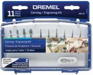 🔧 dremel 689-01 carving and engraving rotary tool accessory kit for wood, metal, and glass - 11-piece set логотип